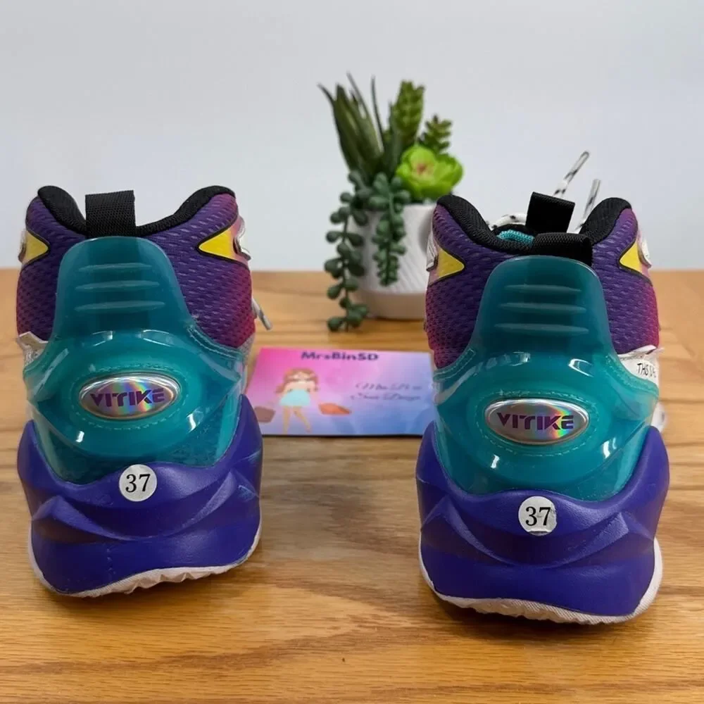 Vitike This is Me Basketball Shoes Kids' air cushion, size 37 EU size 5 US video